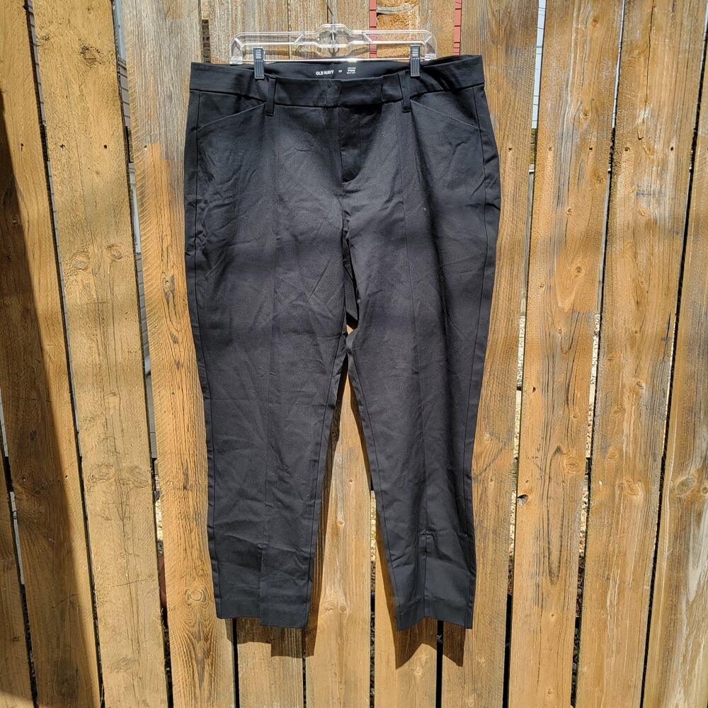 Old Navy Black Pixie Hem Cut Dress Pants Size 20